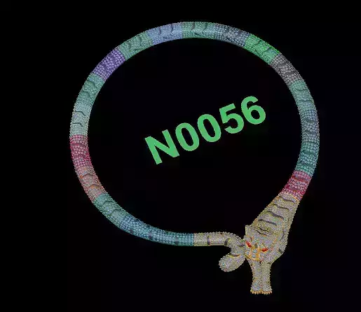 Tiger Diamond Necklace