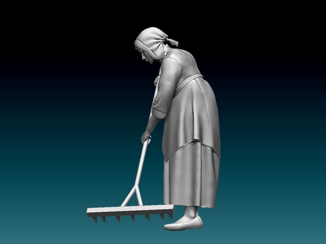 farmer 3D print model_11