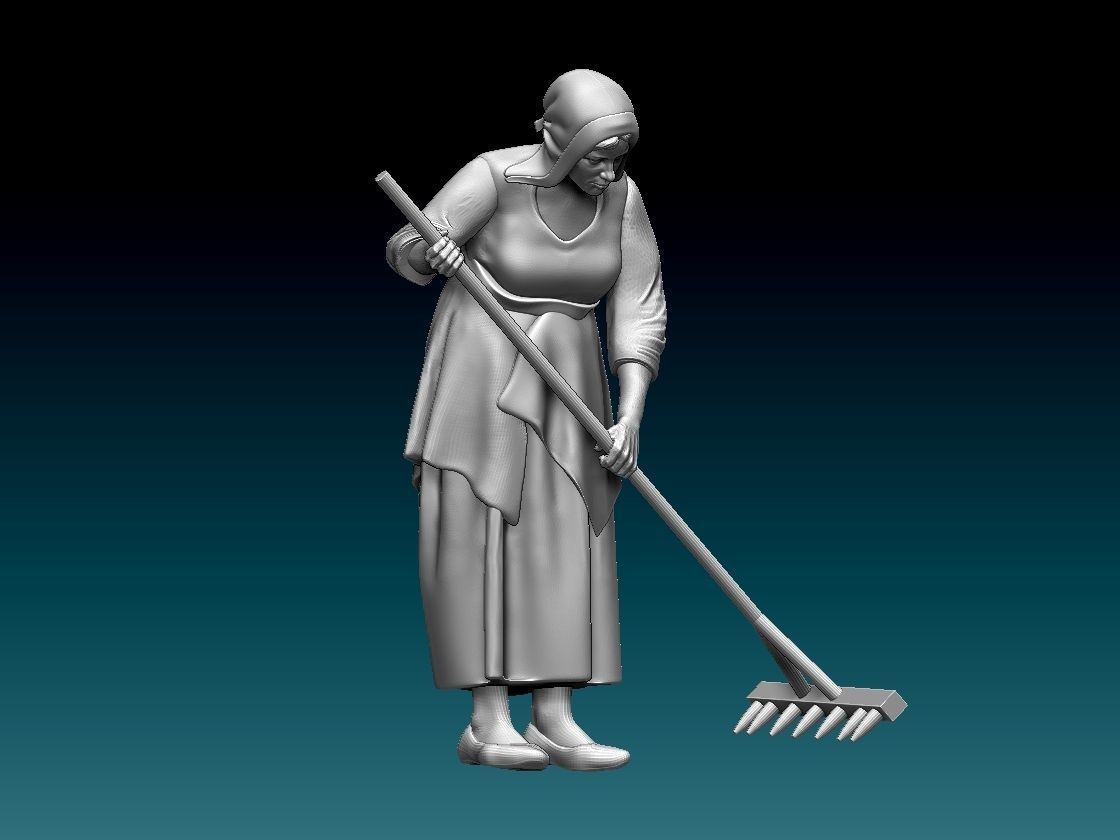 farmer 3D print model_16