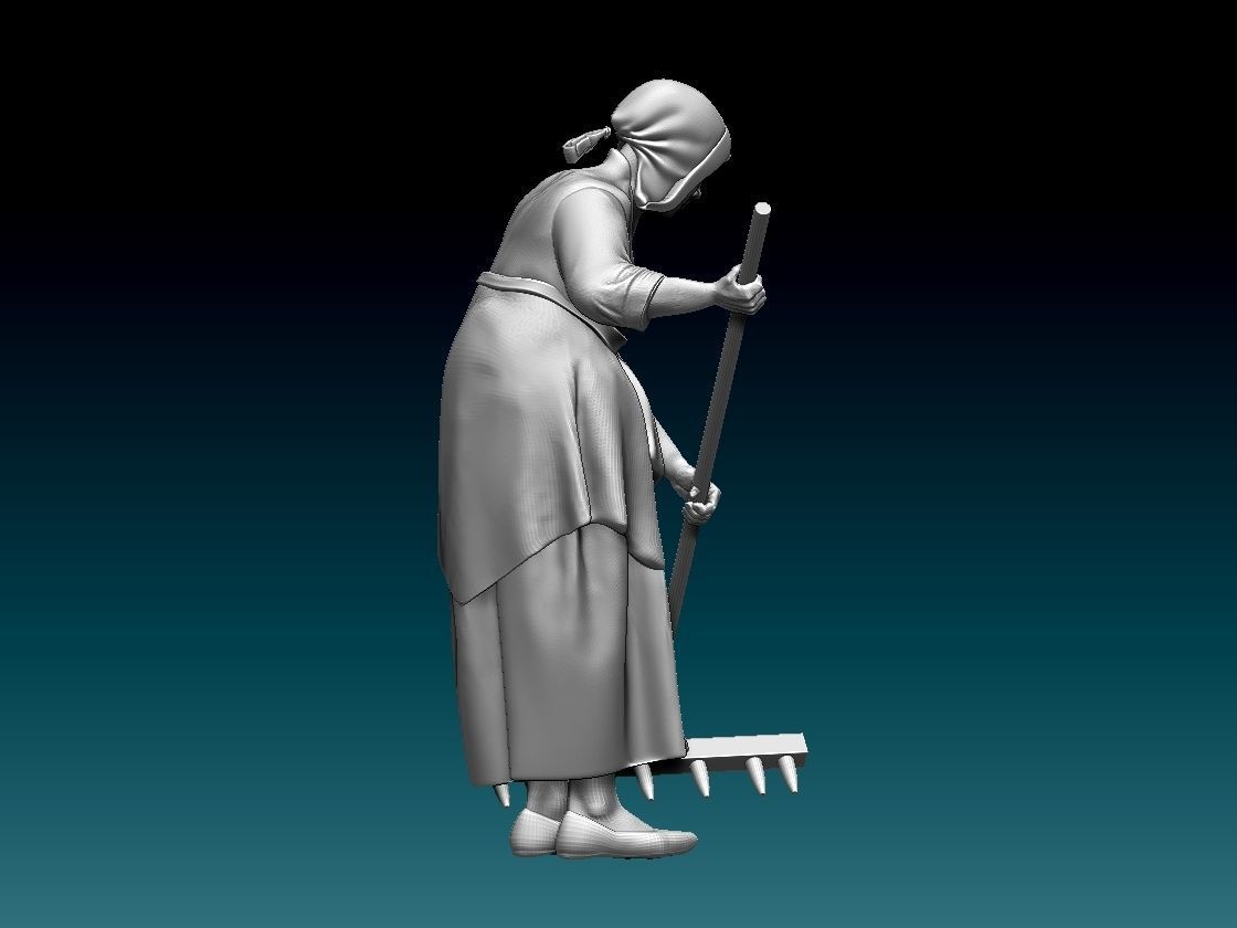 farmer 3D print model_20