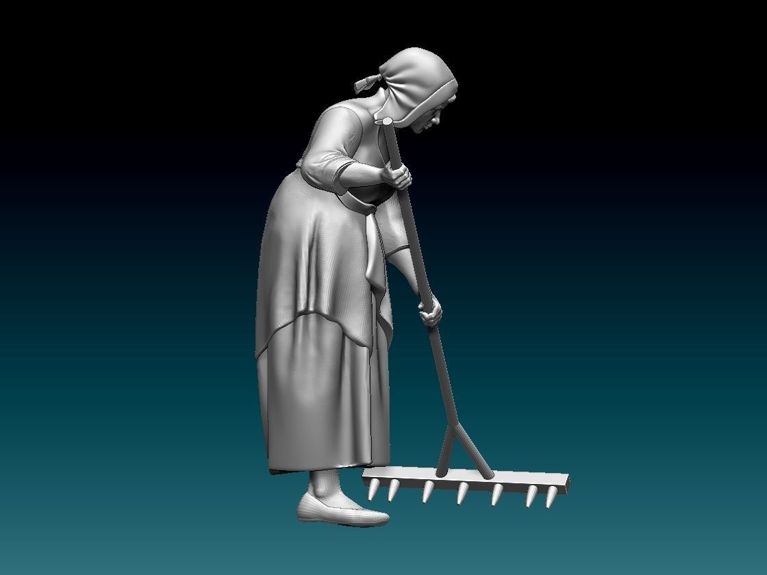 farmer 3D print model_7