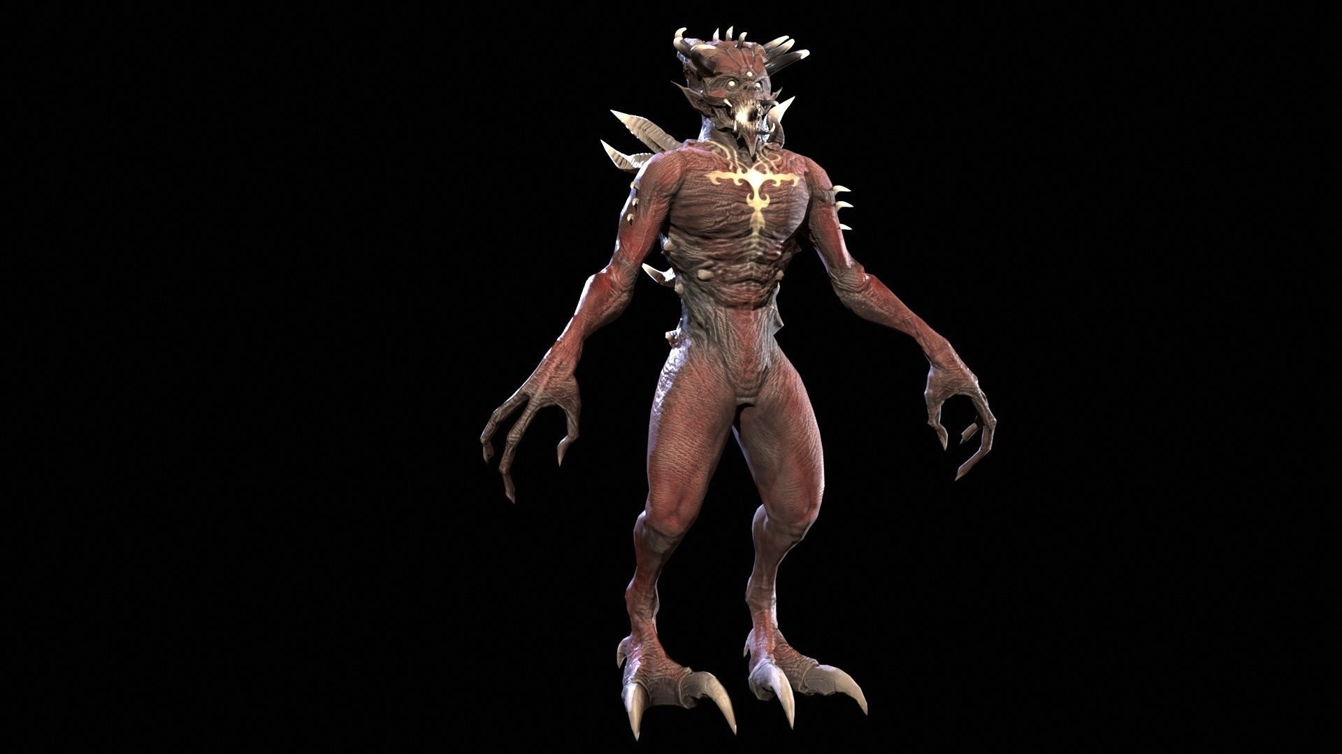 Triglaz Low-poly 3D model_14