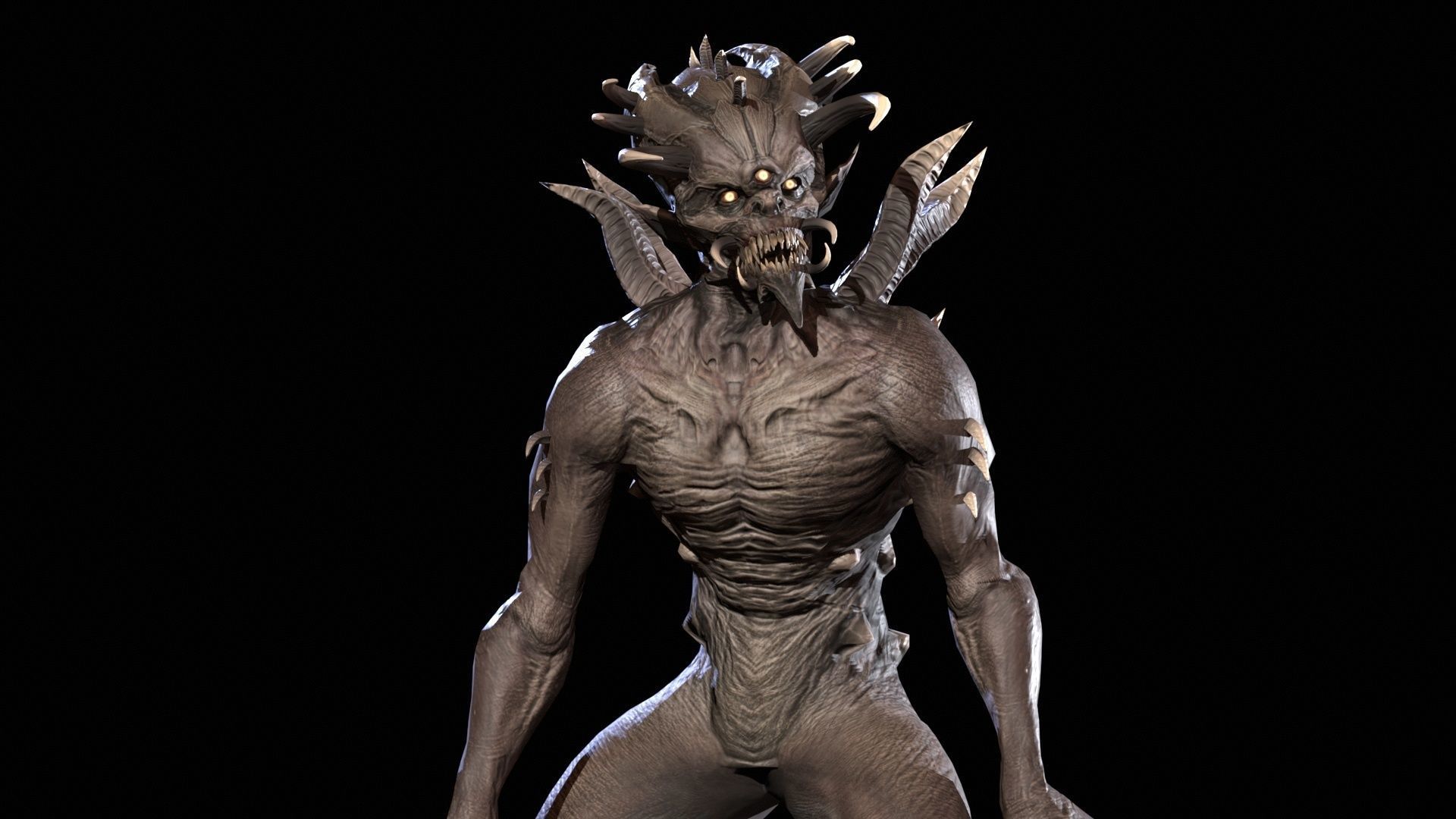 Triglaz Low-poly 3D model_16