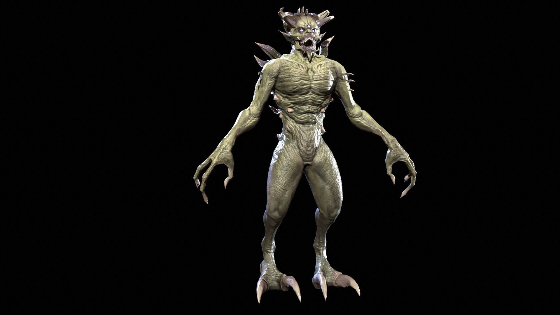 Triglaz Low-poly 3D model_9