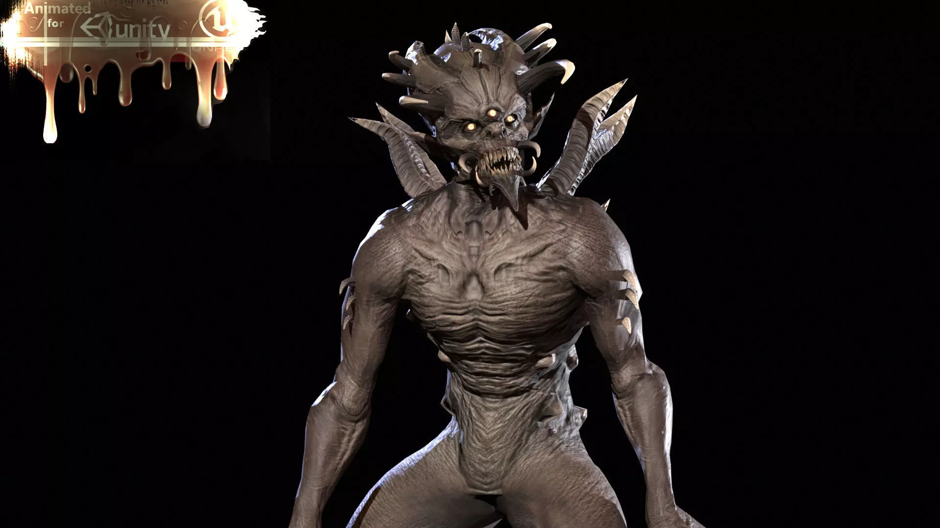 Triglaz Low-poly 3D model_0