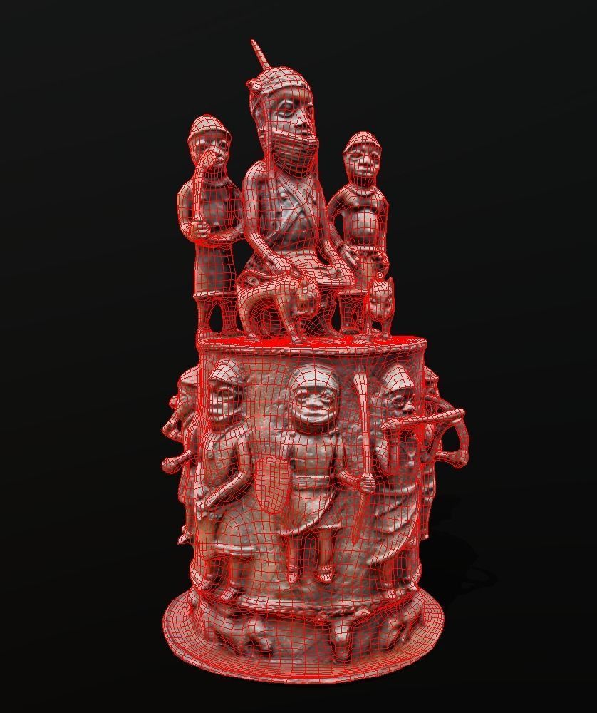 Altar of the Hand - ikegobo Low-poly 3D model_5