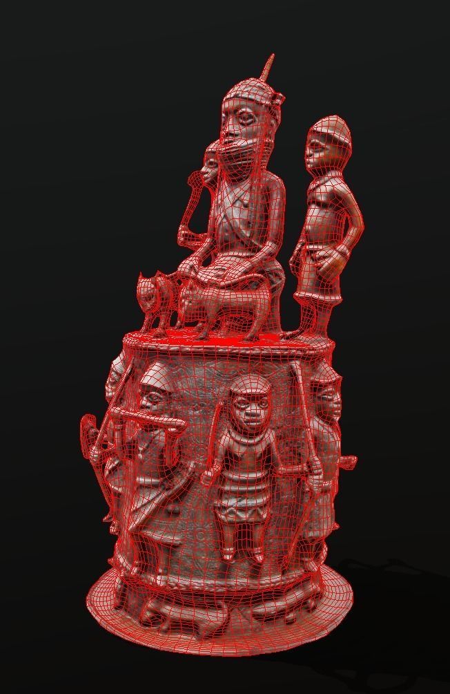 Altar of the Hand - ikegobo Low-poly 3D model_6