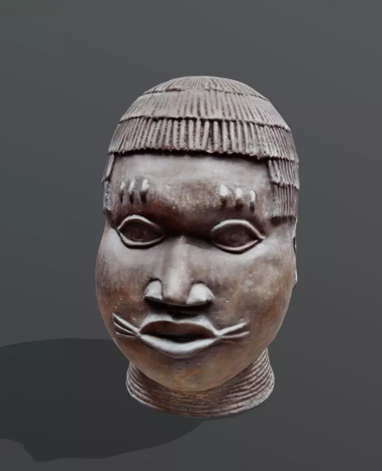Ivbioto-trophy head I Low-poly 3D model_0