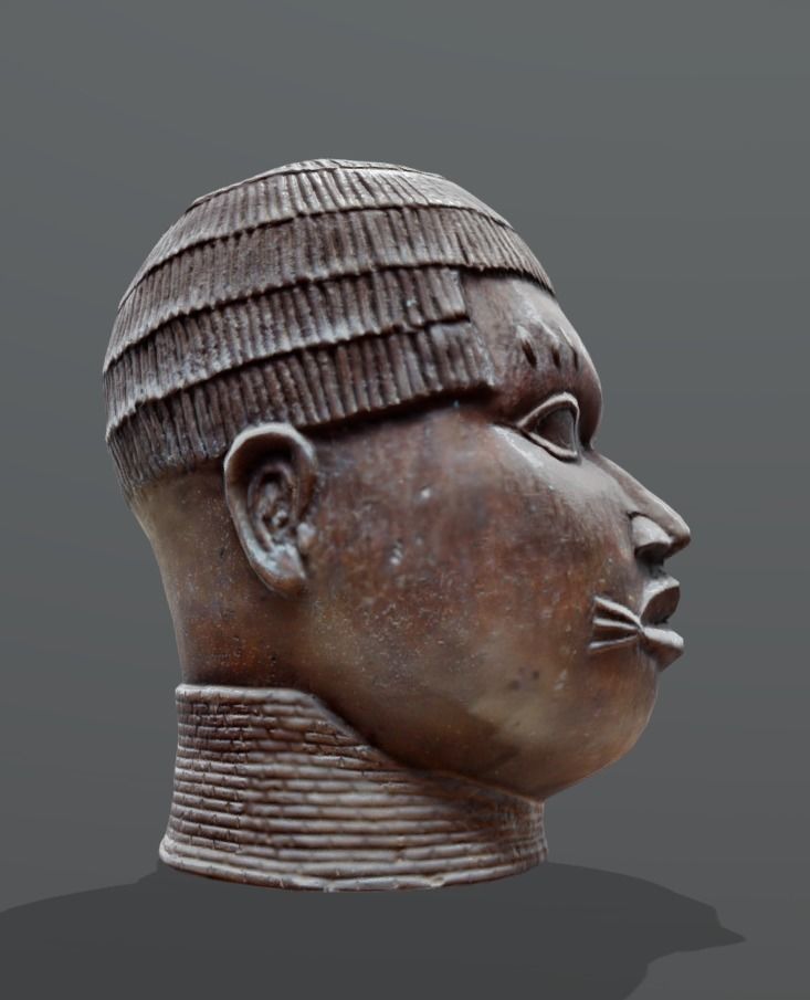 Ivbioto-trophy head I Low-poly 3D model_3
