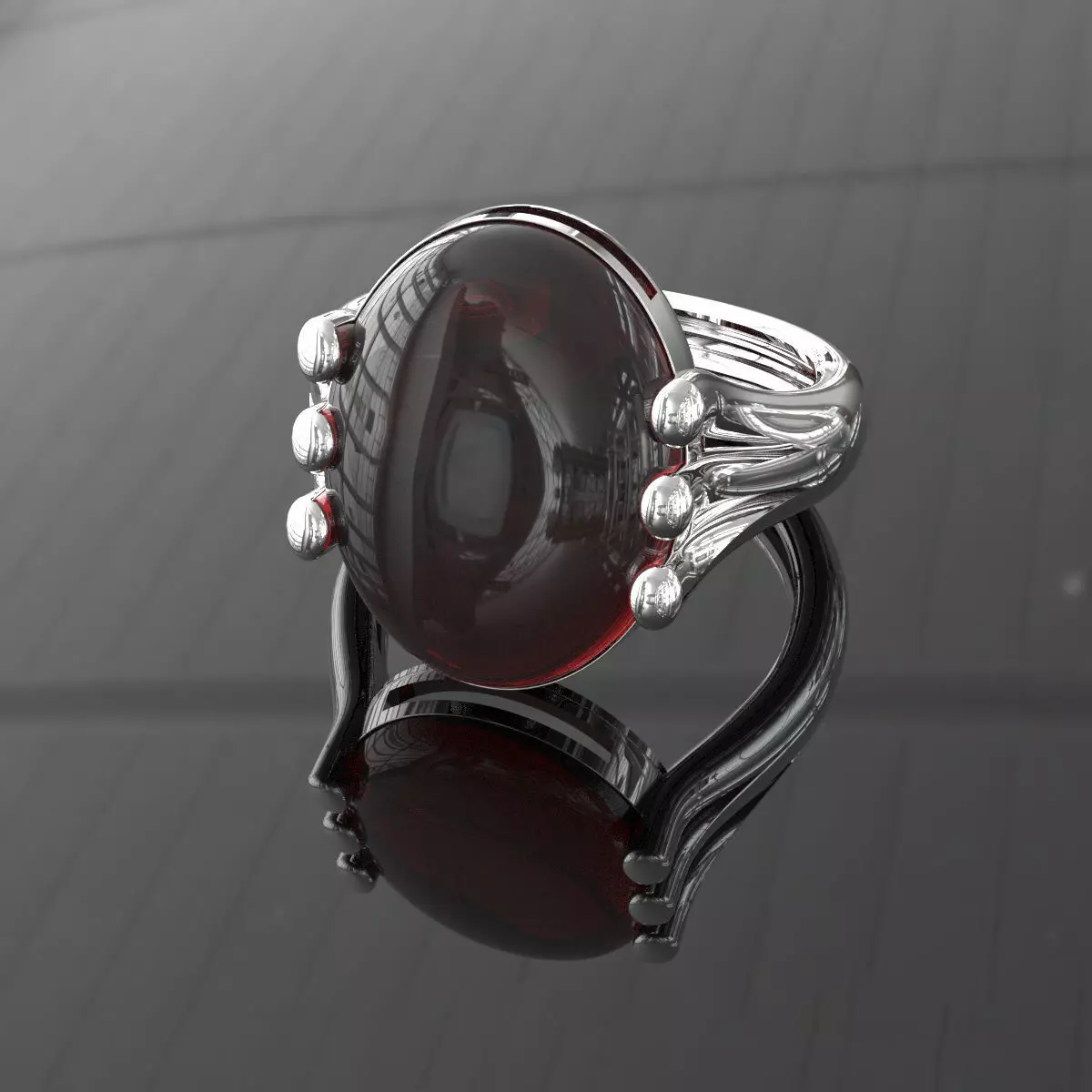All is red 3D print model