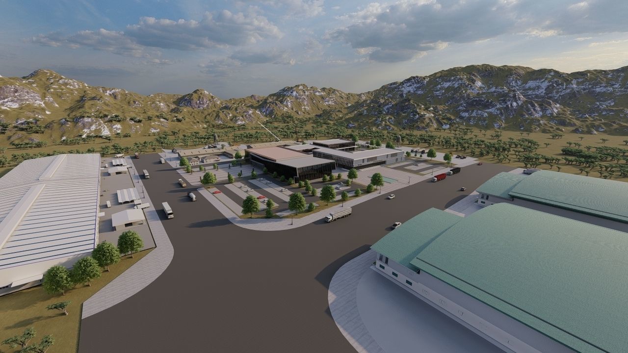 Industrial Factory-Factory building 3D model_10