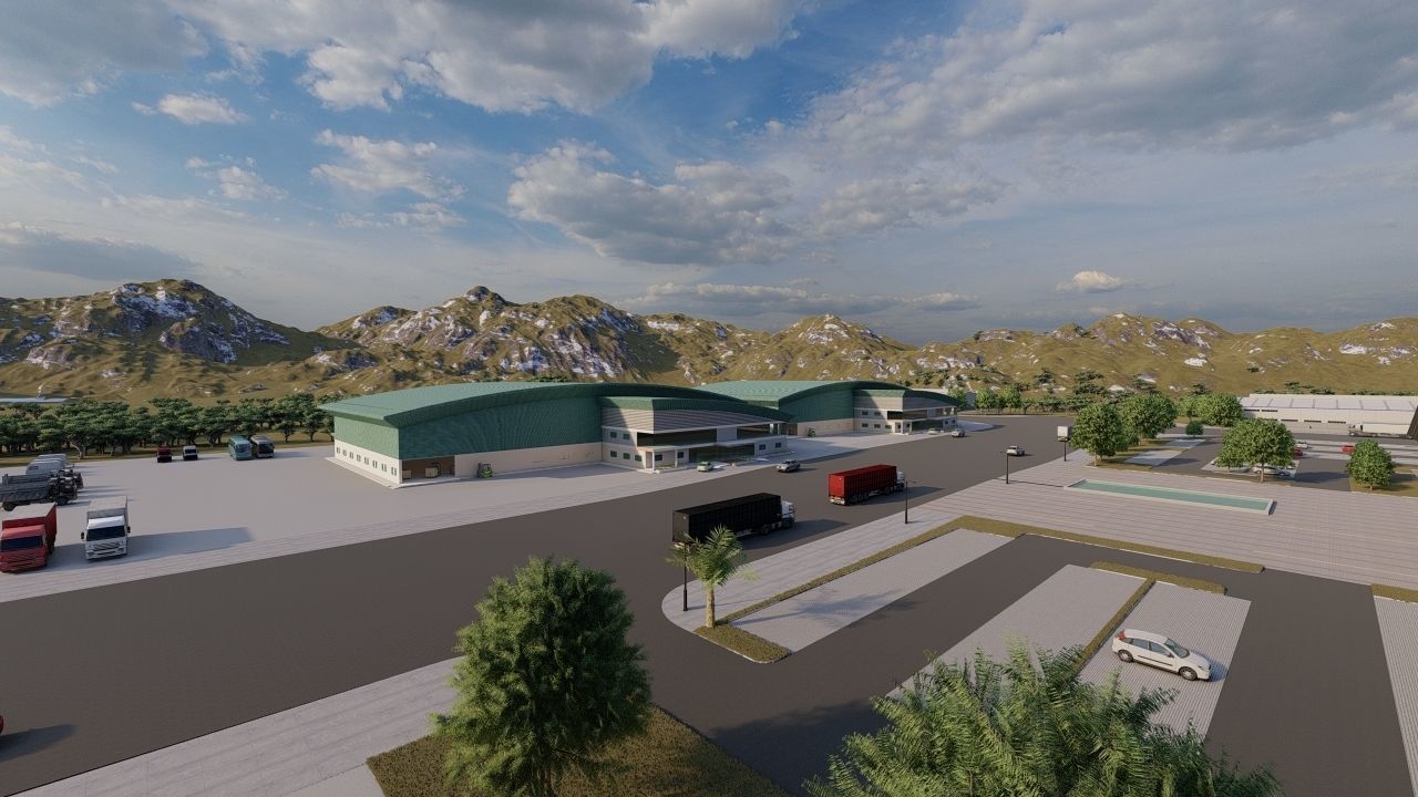 Industrial Factory-Factory building 3D model_11