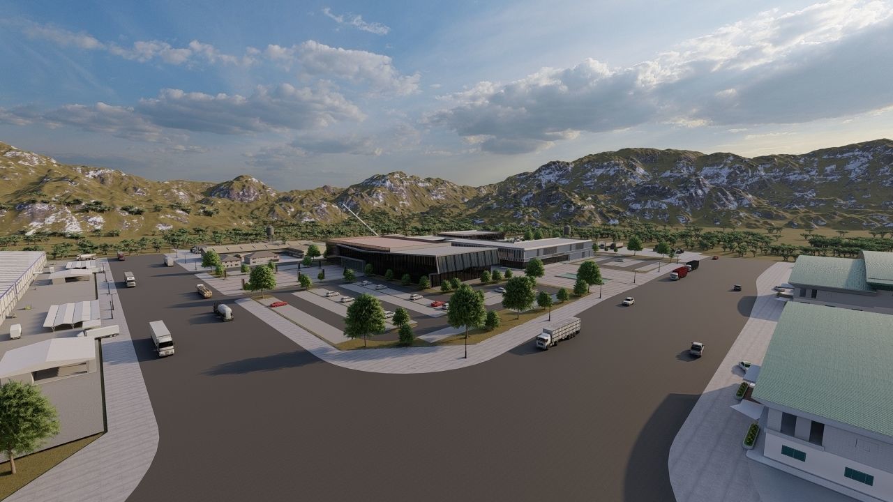 Industrial Factory-Factory building 3D model_2