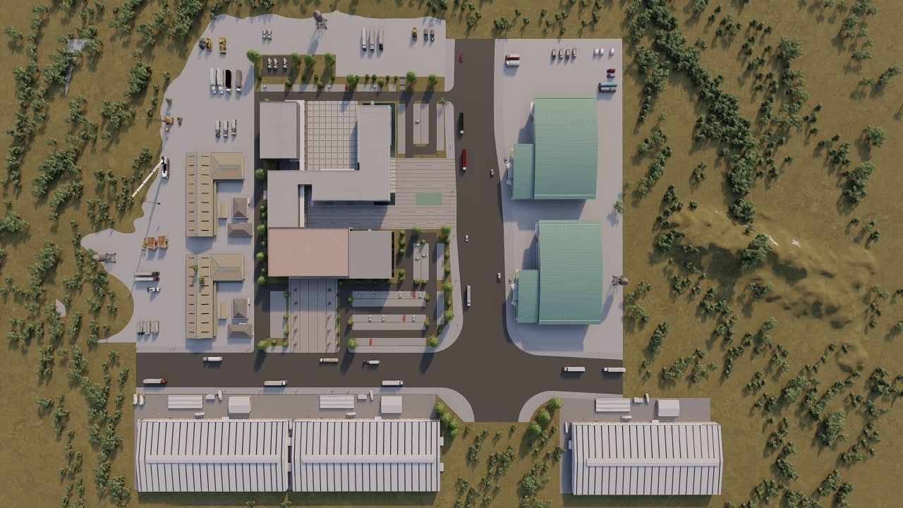 Industrial Factory-Factory building 3D model_15