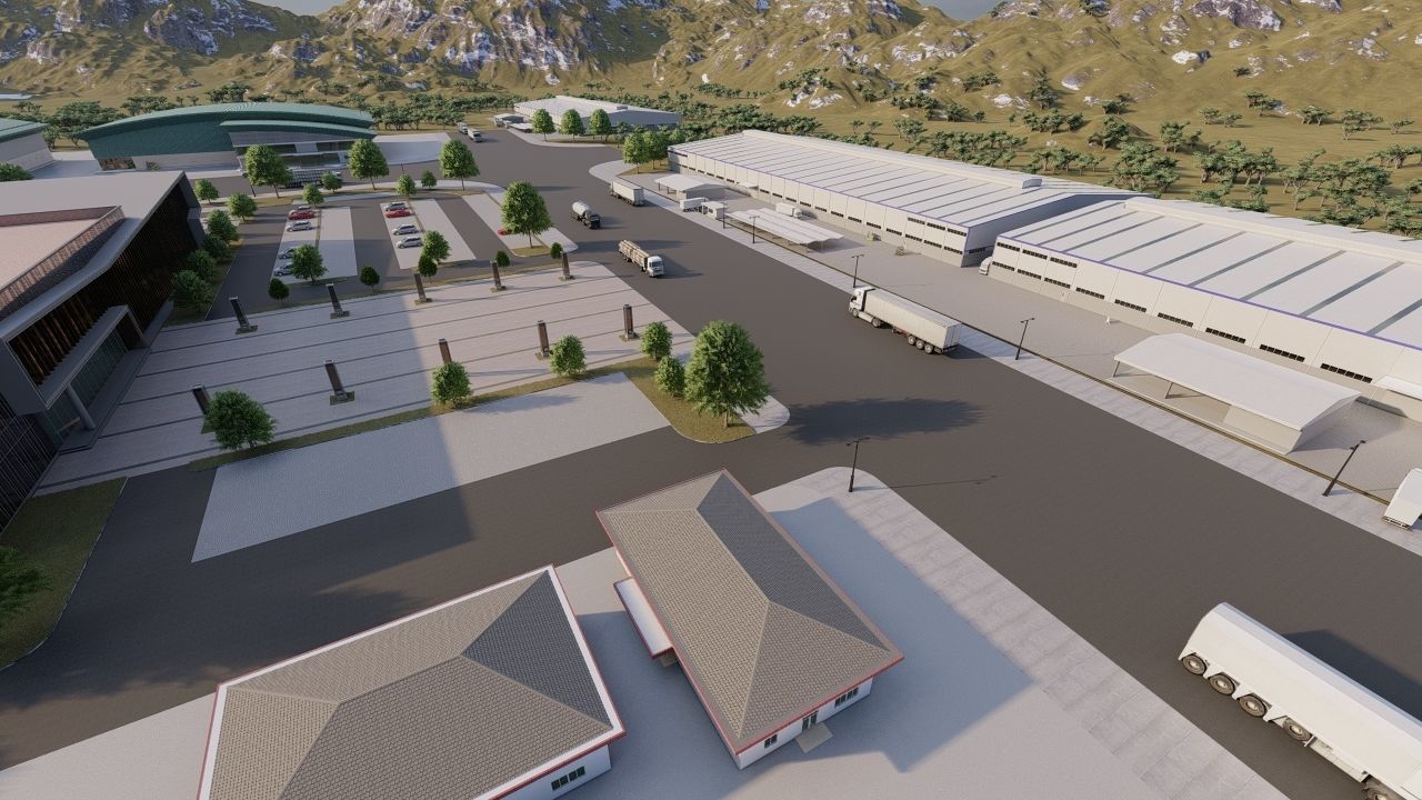 Industrial Factory-Factory building 3D model_3