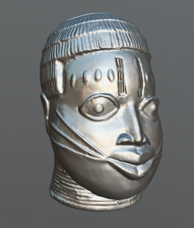 Ivbioto-Trophy Head II Low-poly 3D model_5
