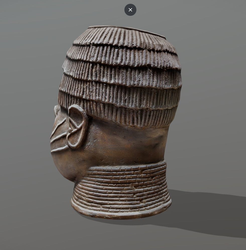 Ivbioto-Trophy Head II Low-poly 3D model_2
