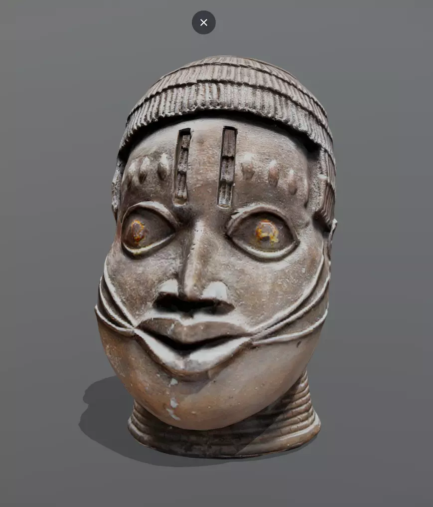 Ivbioto-Trophy Head II Low-poly 3D model_0