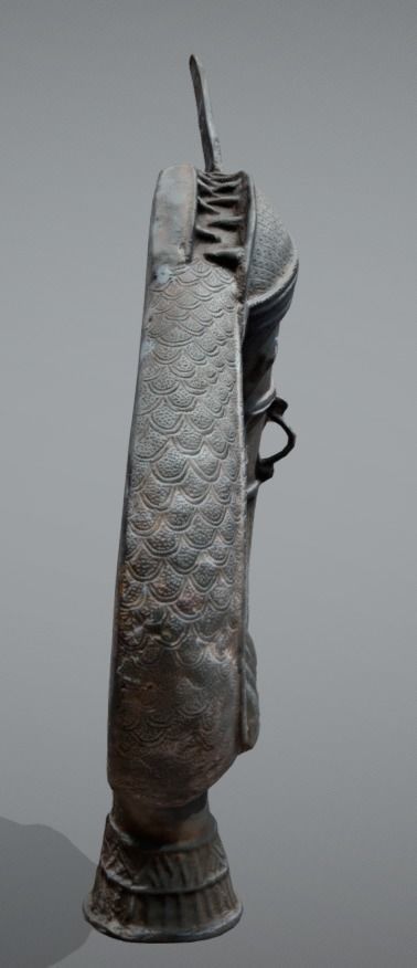 Ekpetin - Mudfish Container Low-poly 3D model_3