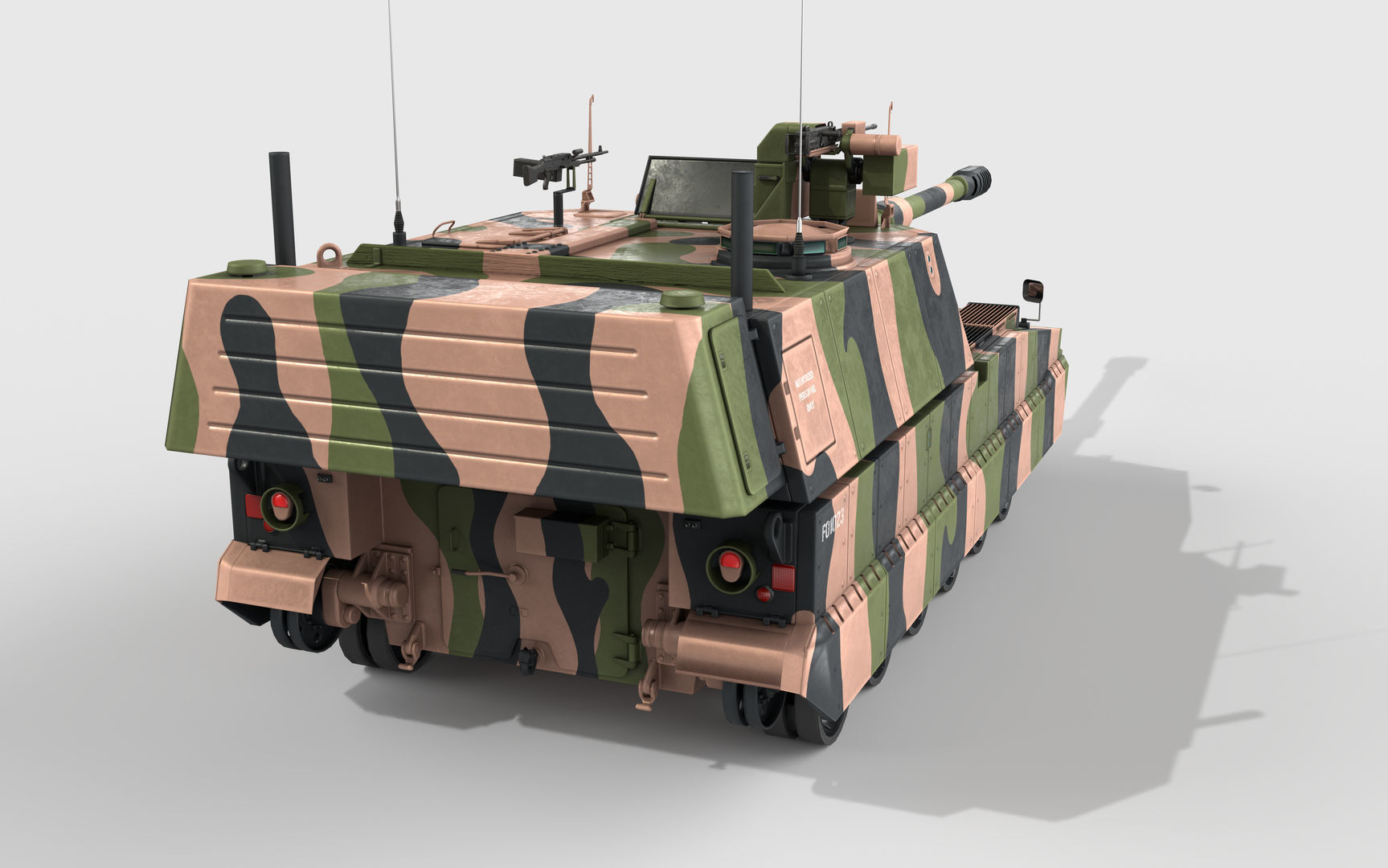 AS9 Huntsman K-9 Thunder Low-poly 3D model_16