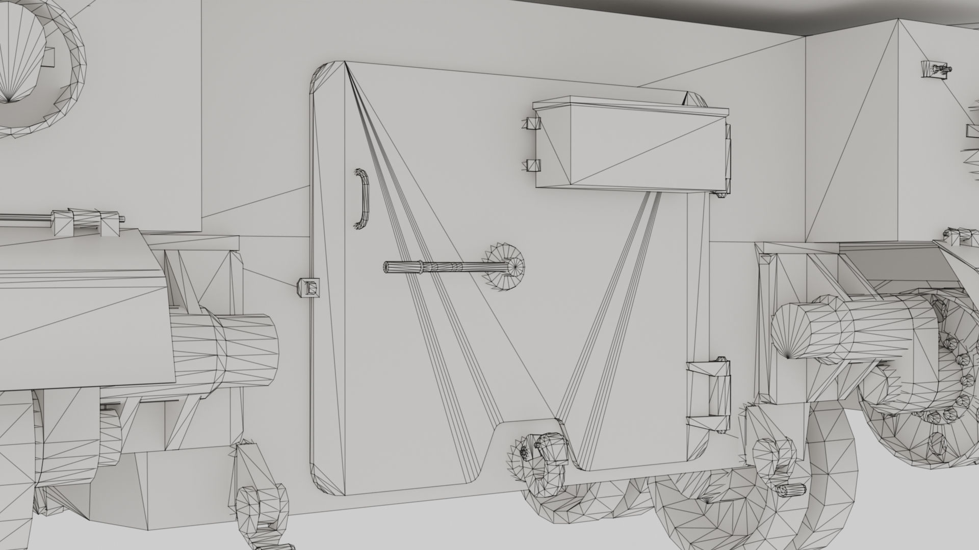 AS9 Huntsman K-9 Thunder Low-poly 3D model_24