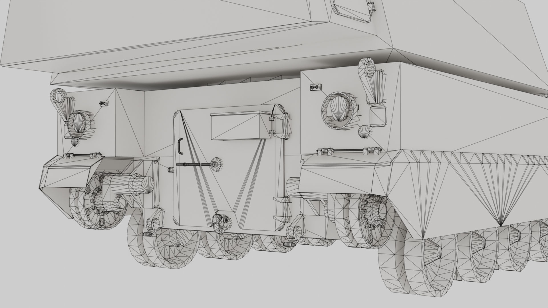 AS9 Huntsman K-9 Thunder Low-poly 3D model_22