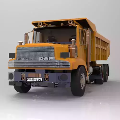 Dump Truck Studio Max 3D model