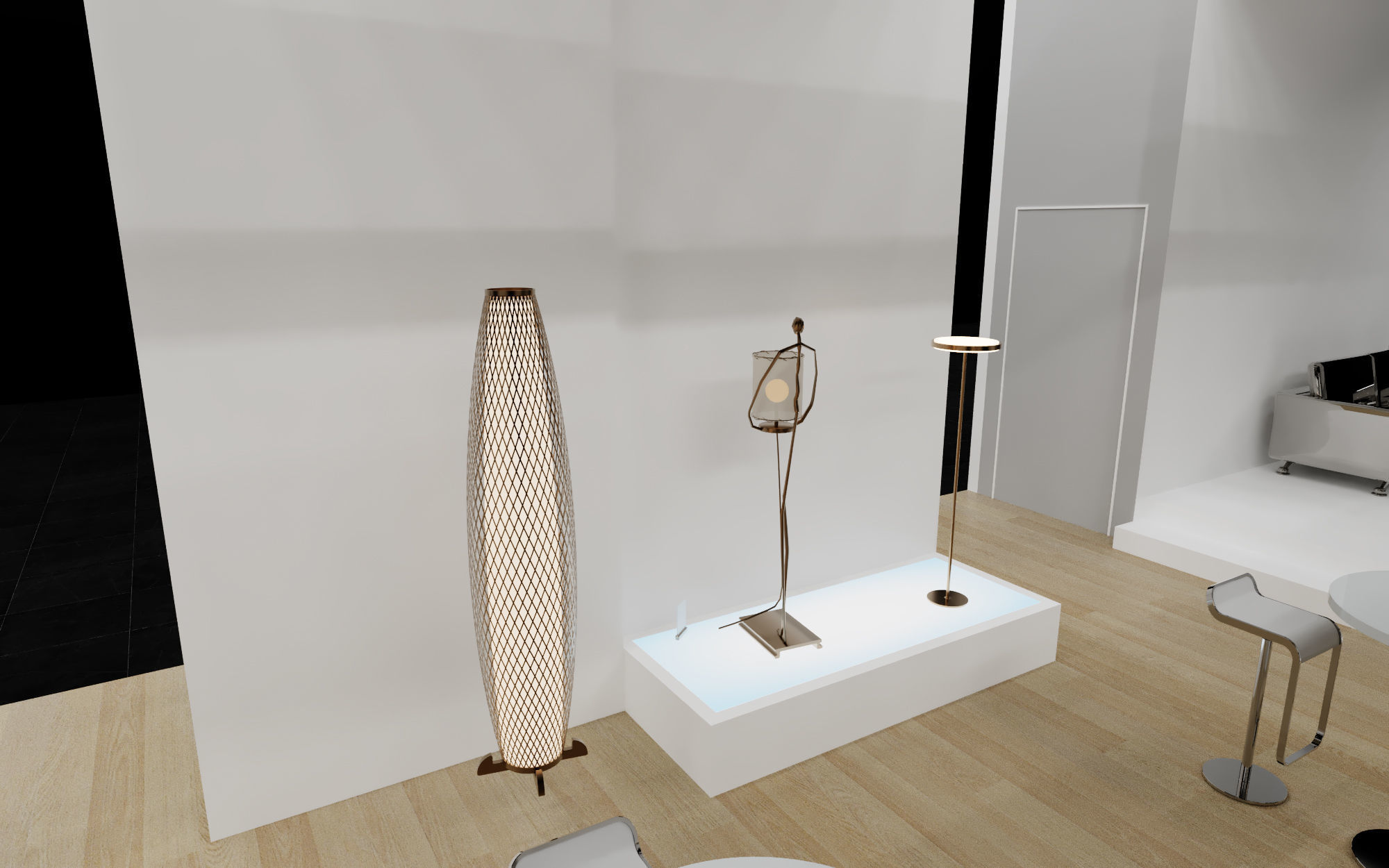 booth 6x14 open side  3D model_6