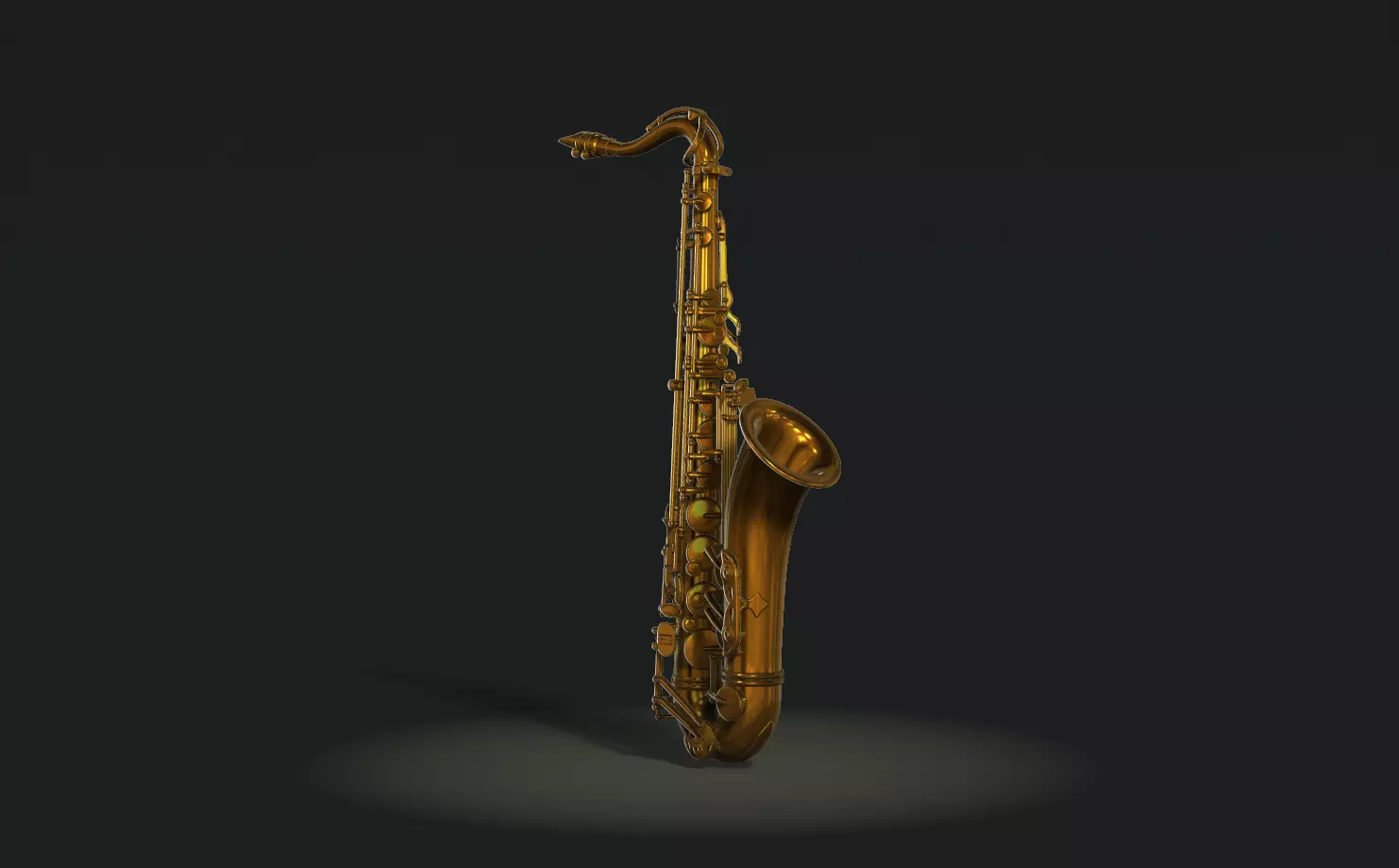 Tenor Saxophone RoZ 3D print model_0