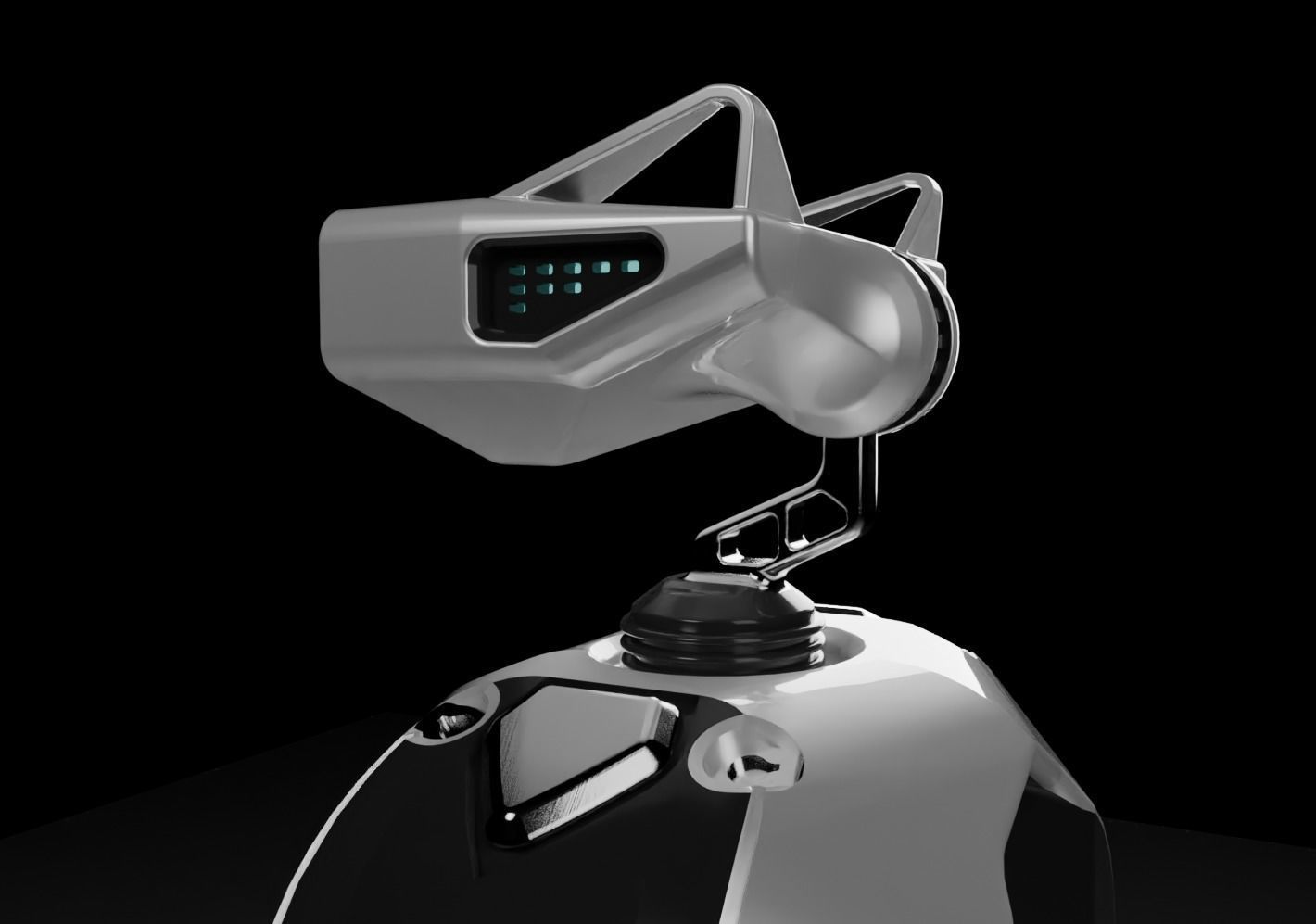 Robot biped 3D model_1