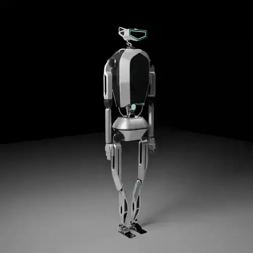 Robot biped 3D model