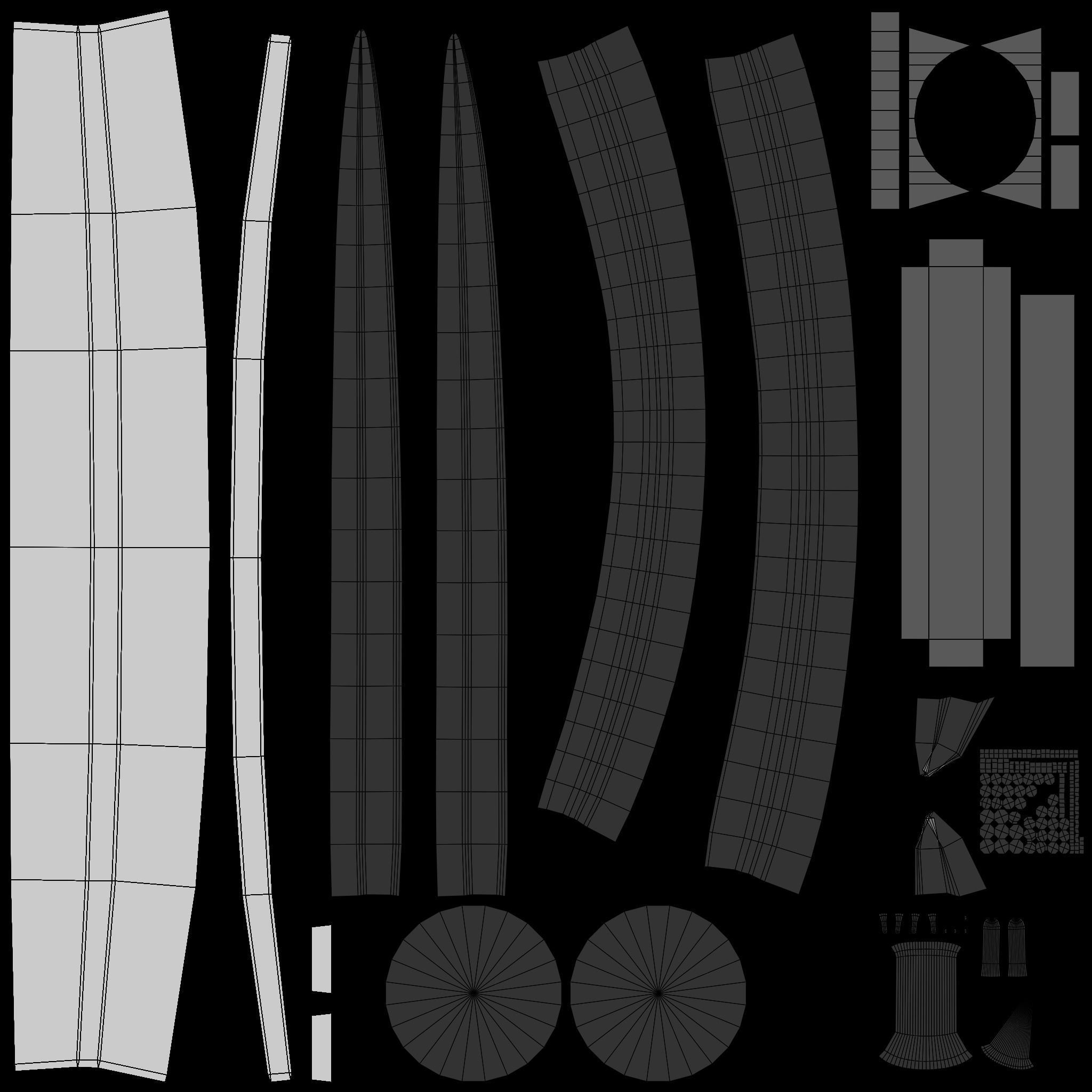 Low Poly Wooden Barrels Free low-poly 3D model_5