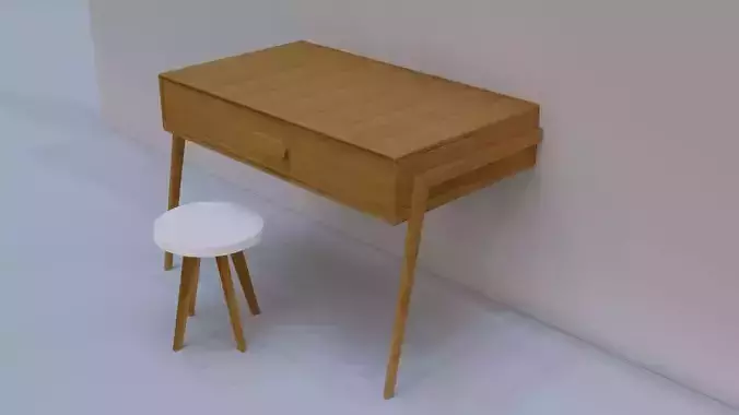 Modern Wooden Console Table 