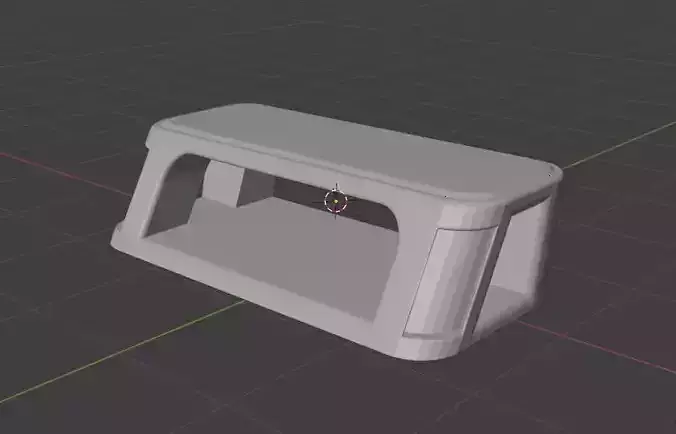 Simple Futuristic Desk