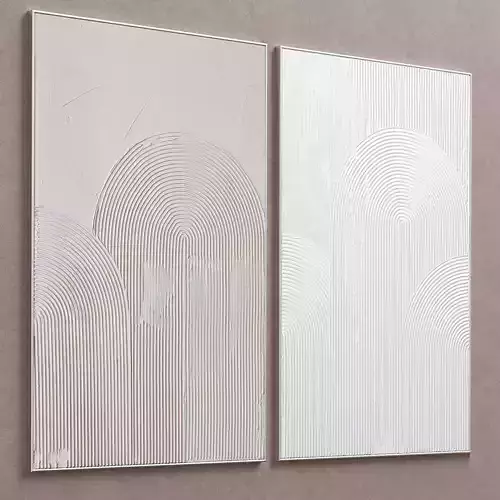 Abstract Arch Plaster Wall Art C01