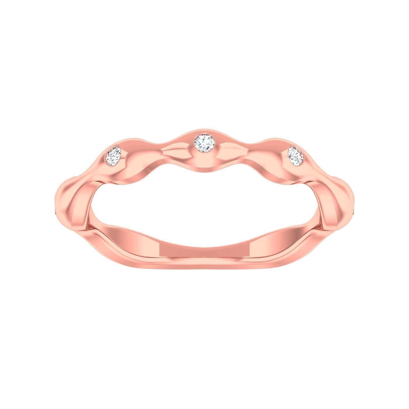  light ring diamond face wedding face 3D print model_54