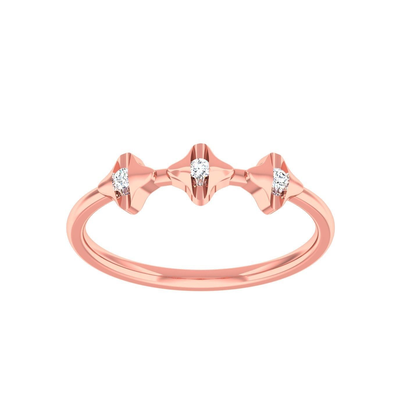  light ring diamond face wedding face 3D print model_68