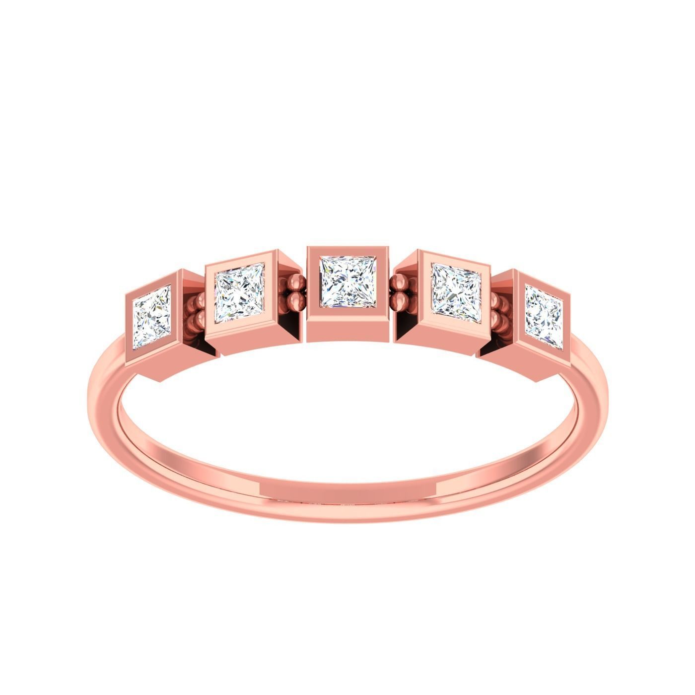  light ring diamond face wedding face 3D print model_52