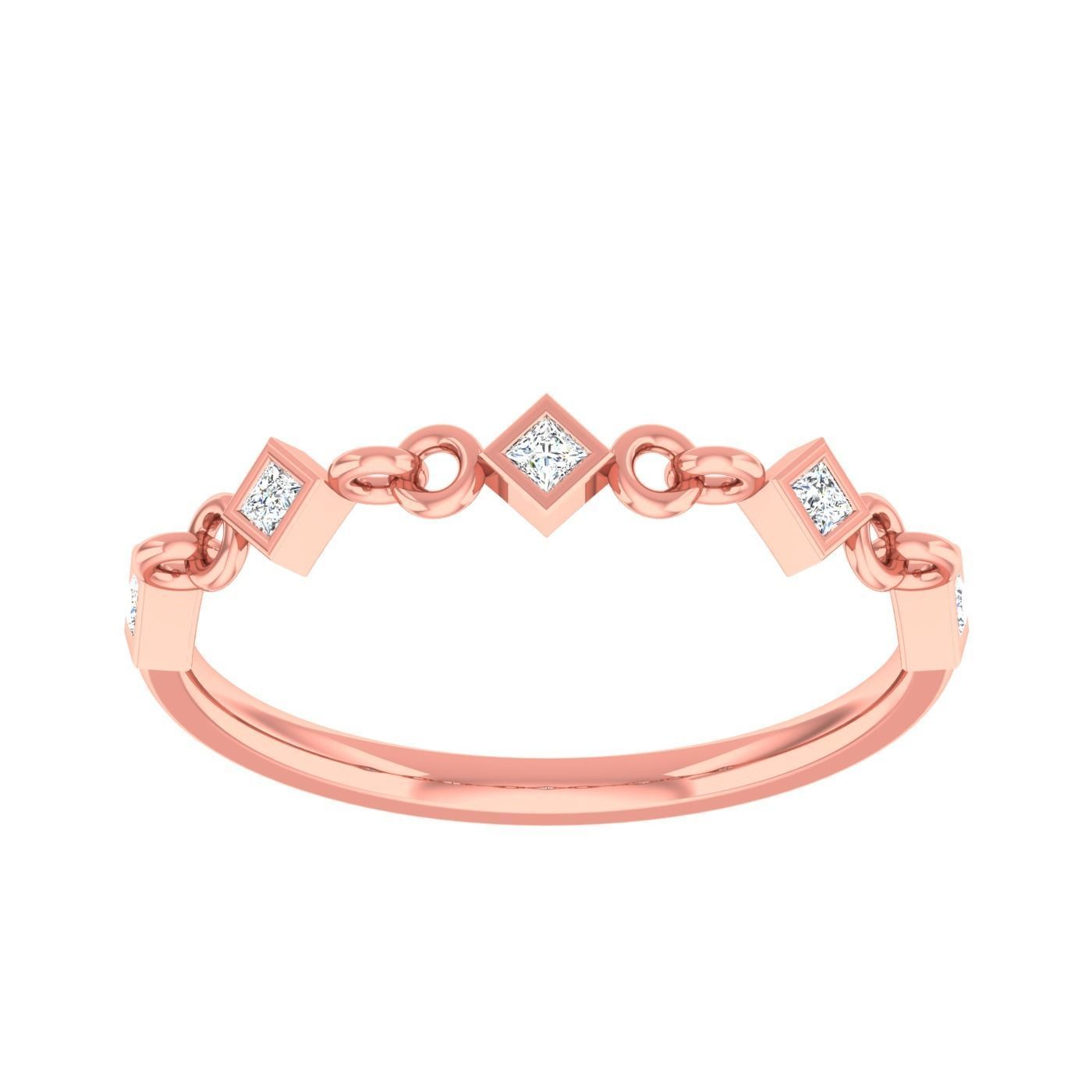  light ring diamond face wedding face 3D print model_41