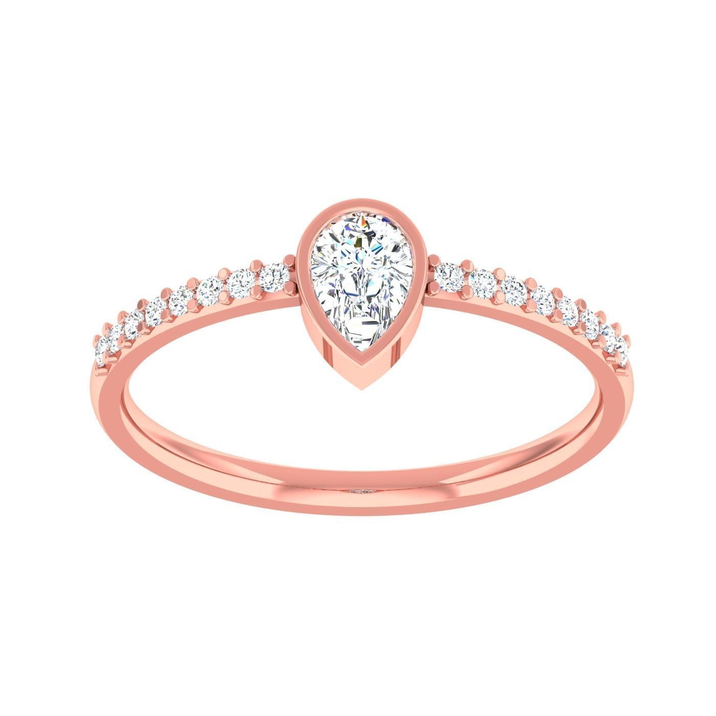  light ring diamond face wedding face 3D print model_95