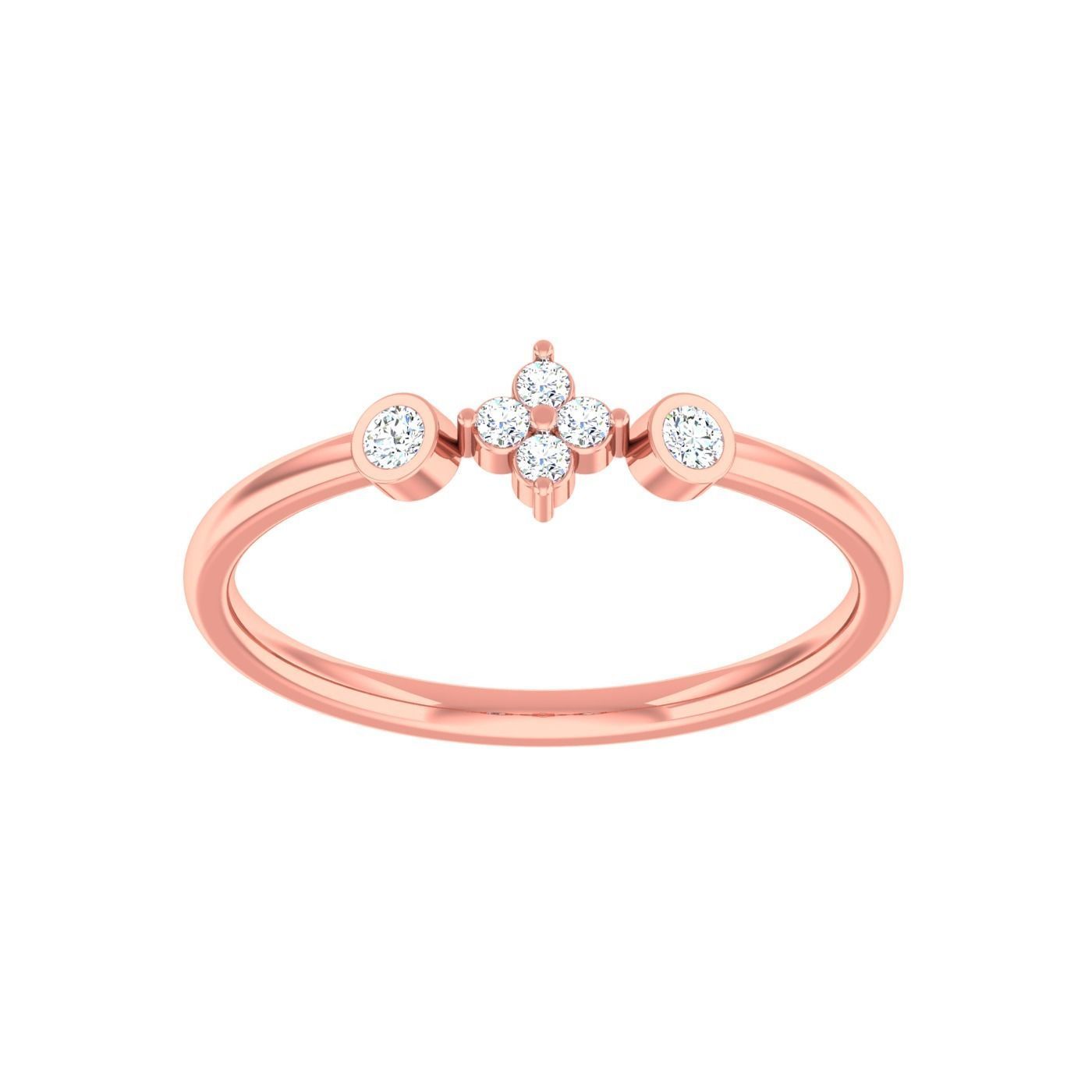  light ring diamond face wedding face 3D print model_62