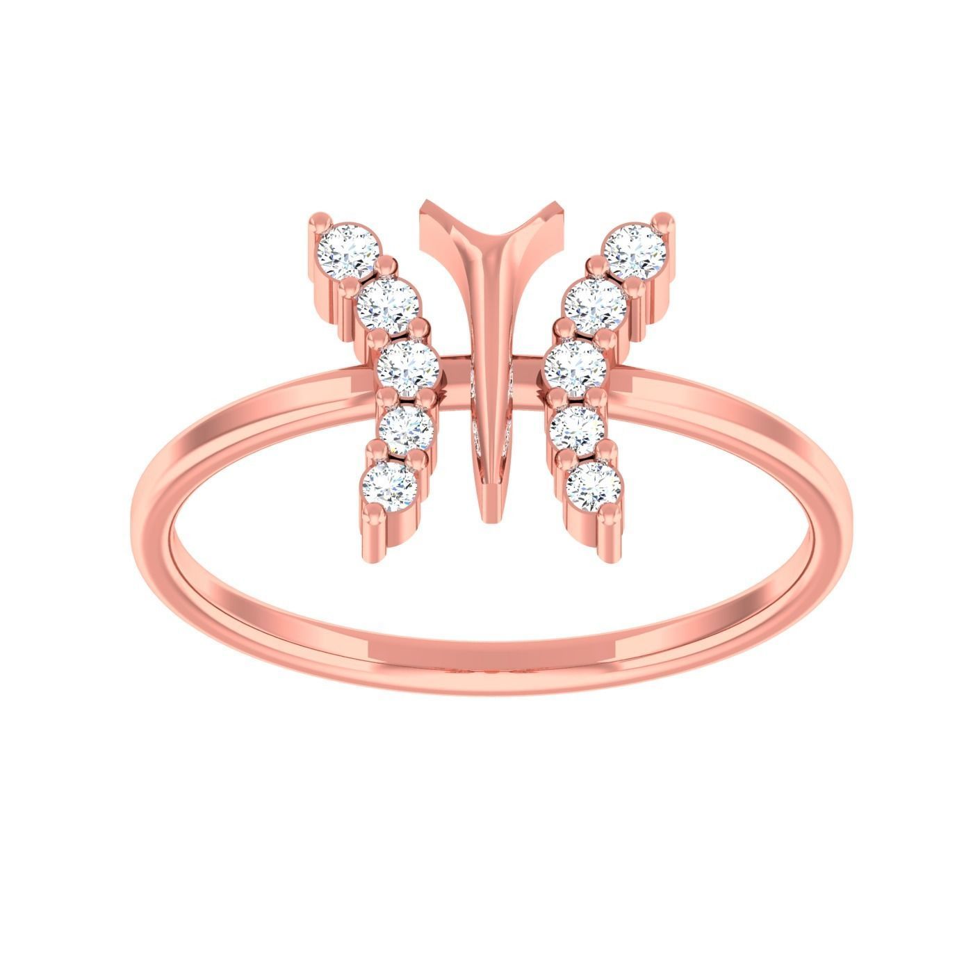  light ring diamond face wedding face 3D print model_18