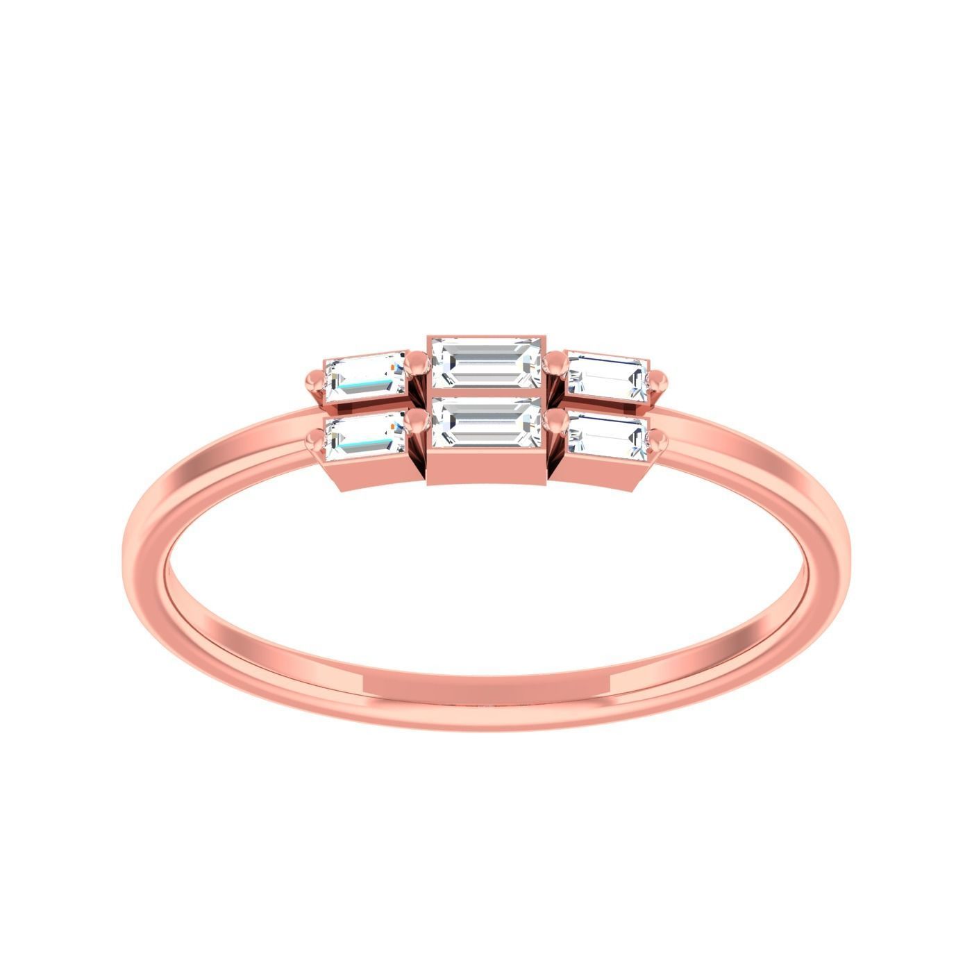  light ring diamond face wedding face 3D print model_35