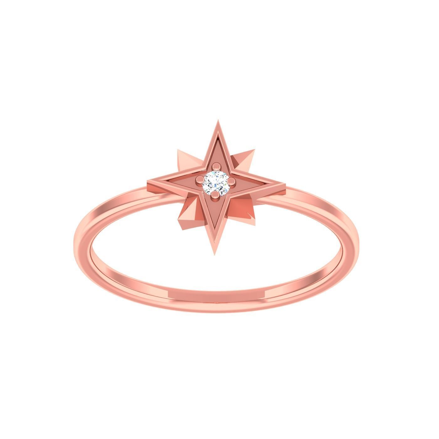  light ring diamond face wedding face 3D print model_74