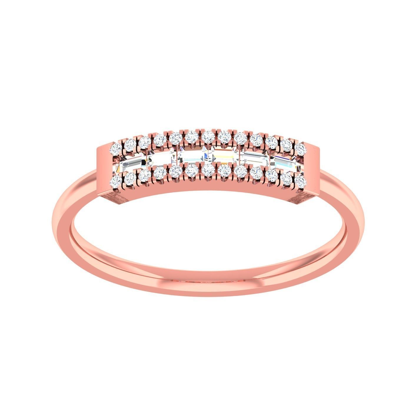  light ring diamond face wedding face 3D print model_85