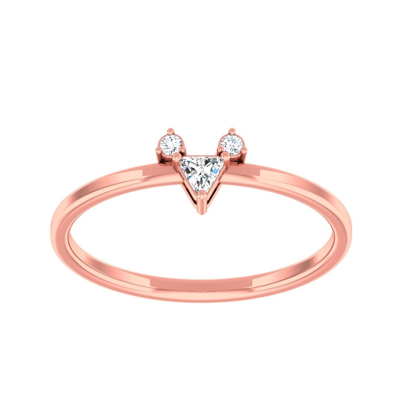  light ring diamond face wedding face 3D print model_46