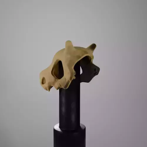 Cubone helmet cosplay toy