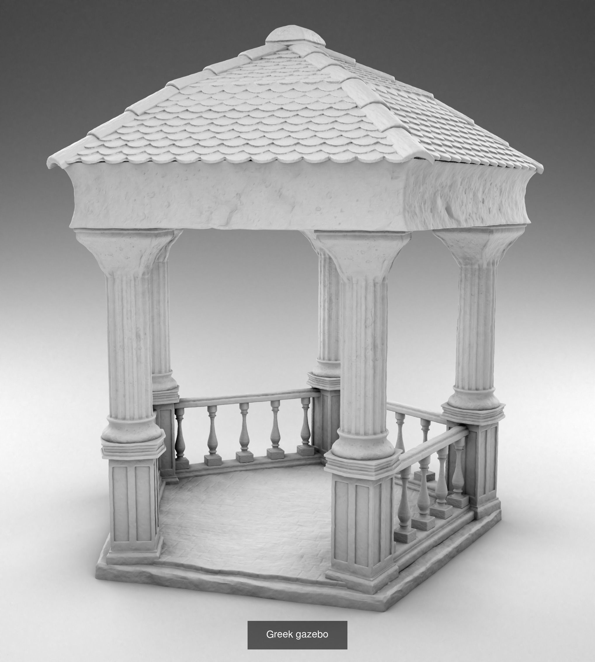 Greek Architecture 3D Model Collection_15