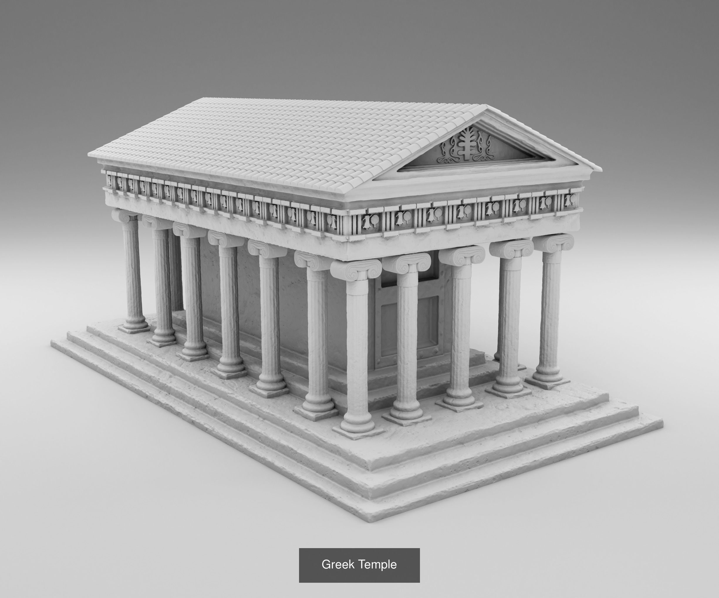 Greek Architecture 3D Model Collection_14