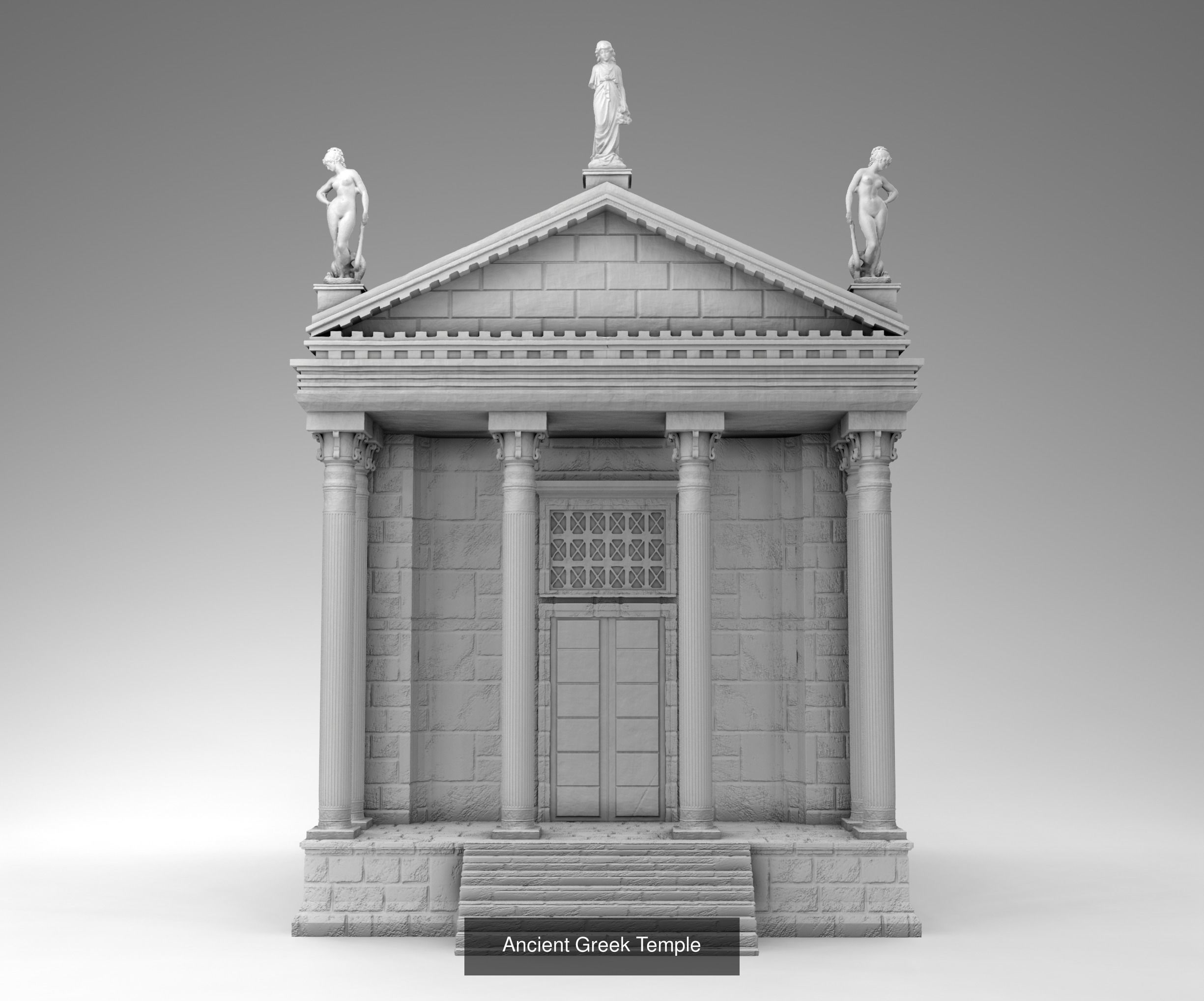 Greek Architecture 3D Model Collection_26